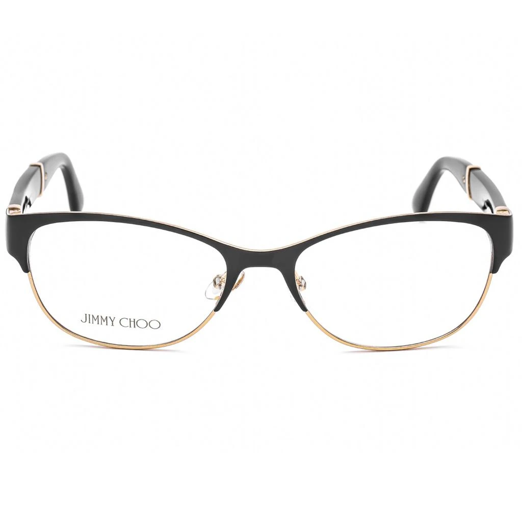 商品Jimmy Choo|Jimmy Choo Women's Eyeglasses - Clear Lens Matte Black/Gold Glitter | JC 180 017J 00,价格¥546,第2张图片详细描述