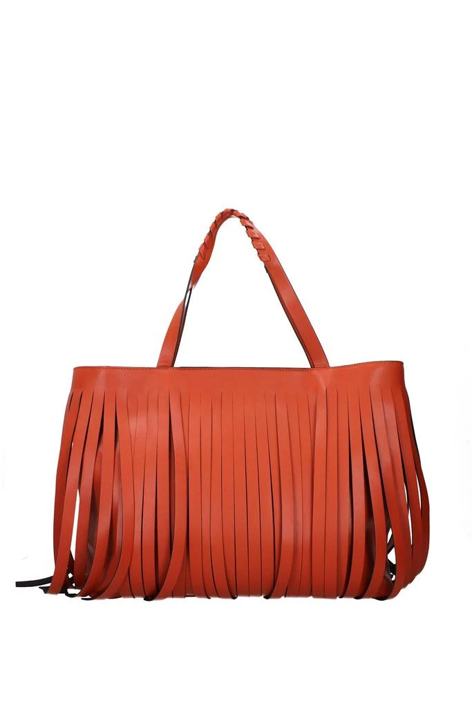 商品Karl Lagerfeld Paris|Shoulder bags Polyurethane Red Brick,价格¥1600,第3张图片详细描述