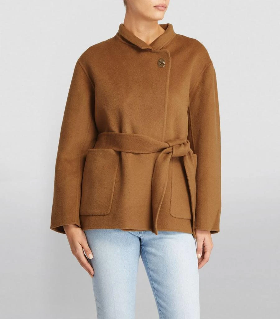 商品Maje|Wool Trench Coat,价格¥3627,第3张图片详细描述