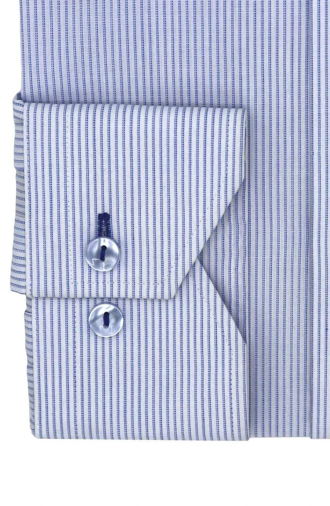 商品Lorenzo Uomo|Thin Stripe Trim Fit Dress Shirt,价格¥414,第3张图片详细描述