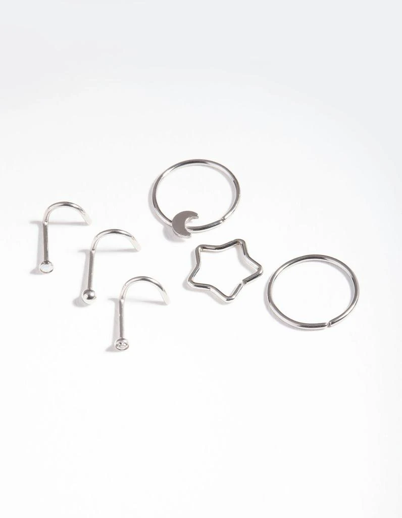 商品Lovisa|Rhodium Surgical Steel Celestial Nose Jewellery Pack,价格¥159,第1张图片