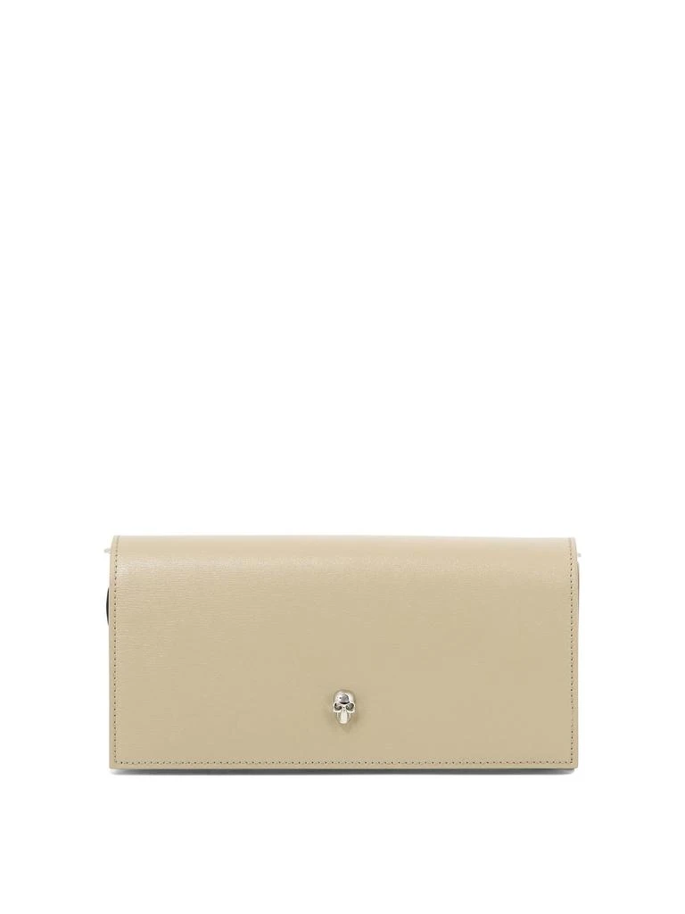 商品Alexander McQueen|Skull Wallets & Card Holders Beige,价格¥2376,第1张图片