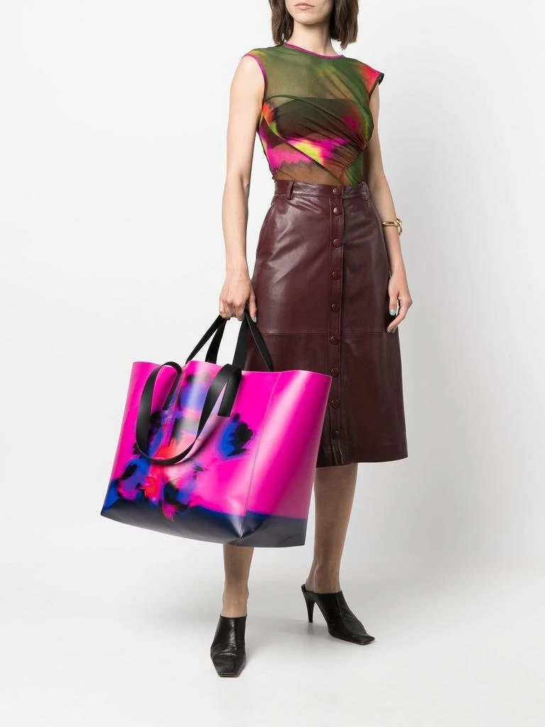 商品Dries Van Noten|DRIES VAN NOTEN - Printed Shopping Bag,价格¥4447,第4张图片详细描述