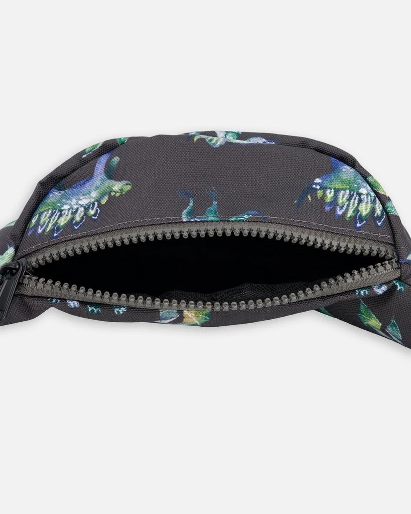 商品Deux par Deux|Fanny Bag Grey Printed Dinosaurs,价格¥207,第5张图片详细描述