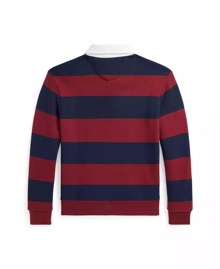 商品Ralph Lauren|Big BoysStriped Fleece Rugby Sweatshirt,价格¥330,第2张图片详细描述