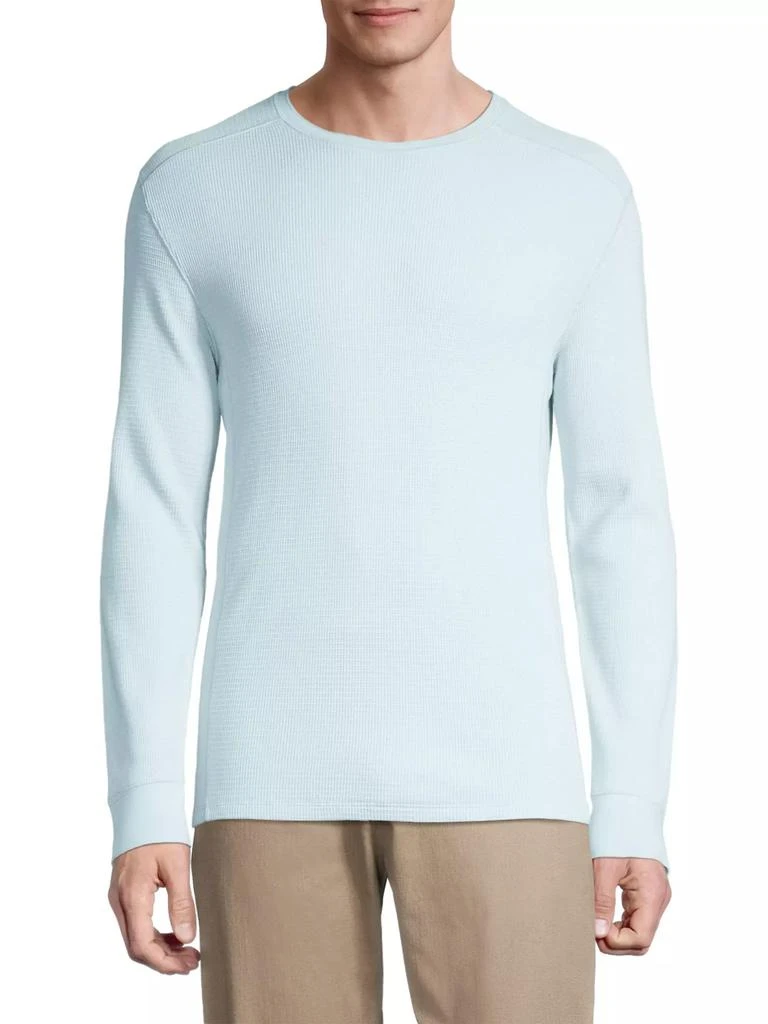 商品Vince|Thermal Crewneck Long-Sleeve T-Shirt,价格¥619,第3张图片详细描述