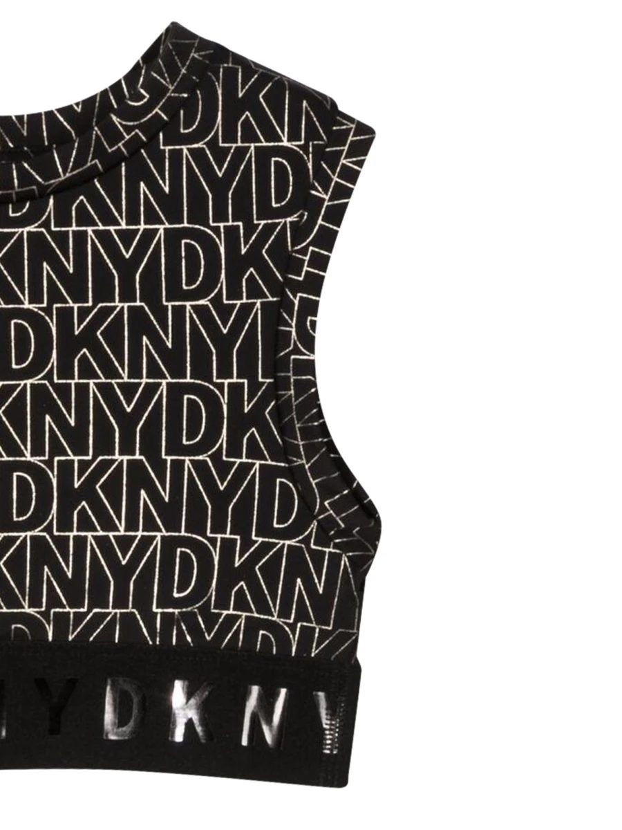 商品【商品预售7天】 DKNY|DKNY 女童背心吊带 D35S25KM15 黑色,价格¥438,第3张图片详细描述