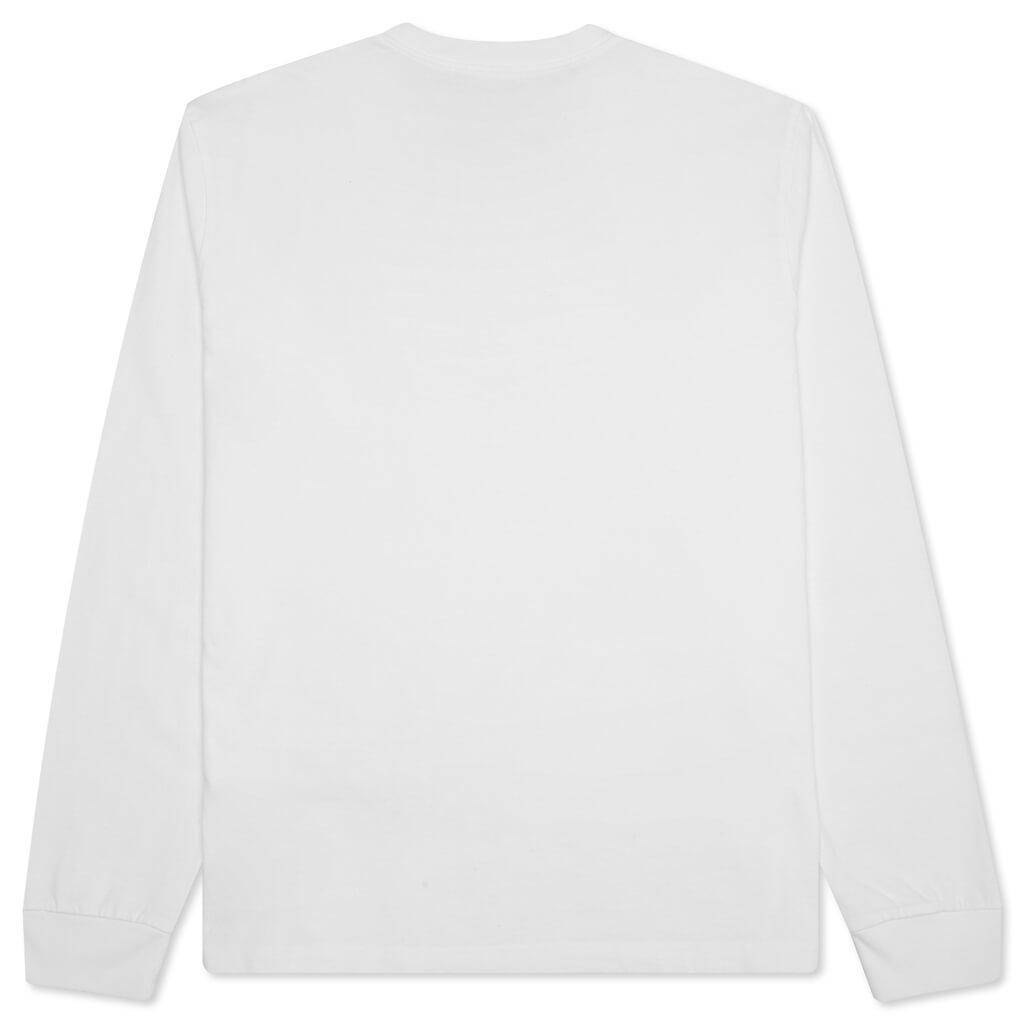 商品STUSSY|Stussy Stock Logo L/S Crew - White,价格¥486,第4张图片详细描述