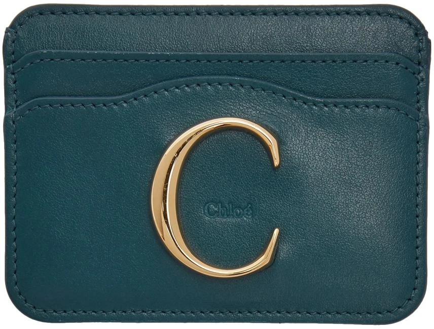 商品Chloé|Navy 'Chloé C' Card Holder,价格¥1314,第1张图片
