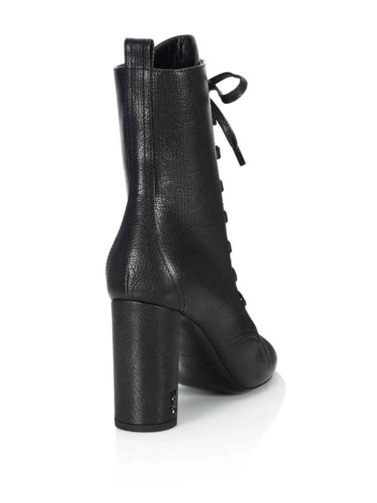 商品Yves Saint Laurent|Loulou Leather Lace-Up Booties,价格¥2984,第2张图片详细描述