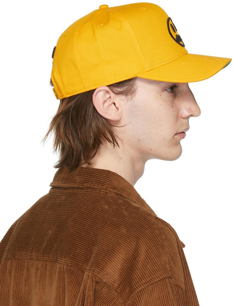 SSENSE Exclusive Yellow Painted Mascot Cap商品第3张图片规格展示