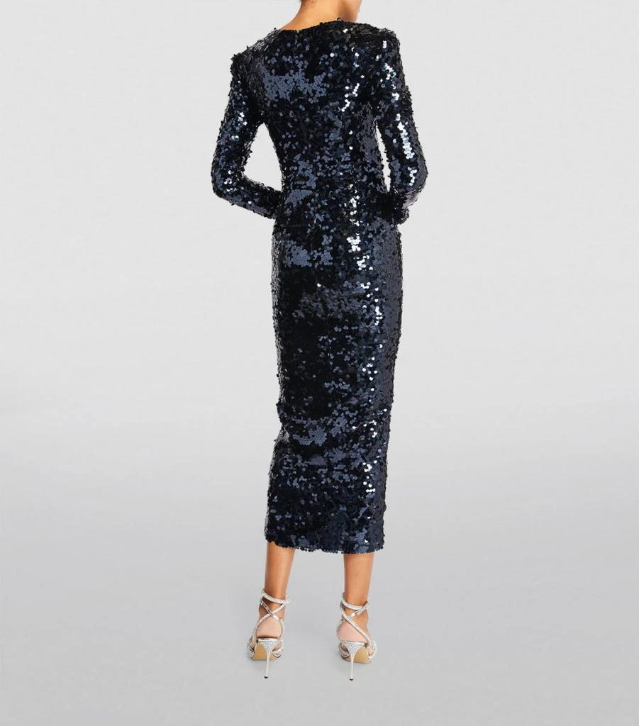 商品The New Arrivals Ilkyaz Ozel|Sequinned Dalida Midi Dress,价格¥11103,第3张图片详细描述