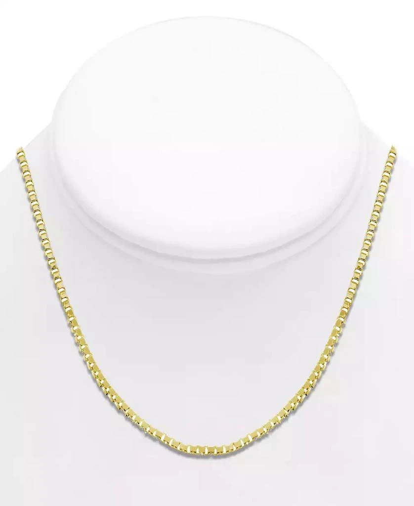 商品Essentials|Silver Plated Box Link 18" Chain Necklace,价格¥57,第2张图片详细描述