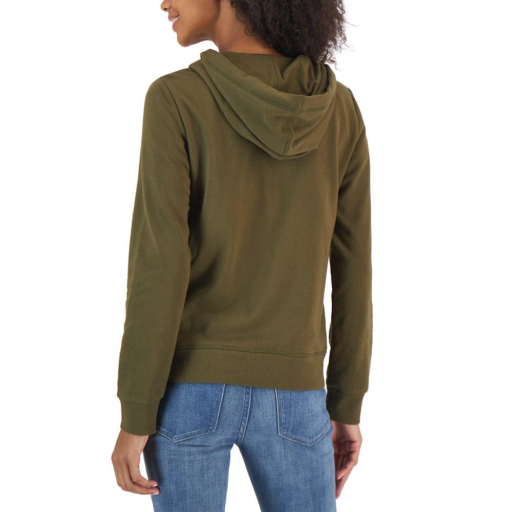 Women's Full-Zip Long Sleeve Hoodie商品第2张图片规格展示
