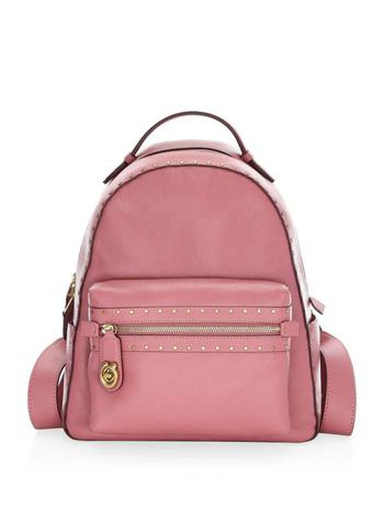 商品Coach|Rivet Trim Campus Leather 双肩包,价格¥2372,第1张图片