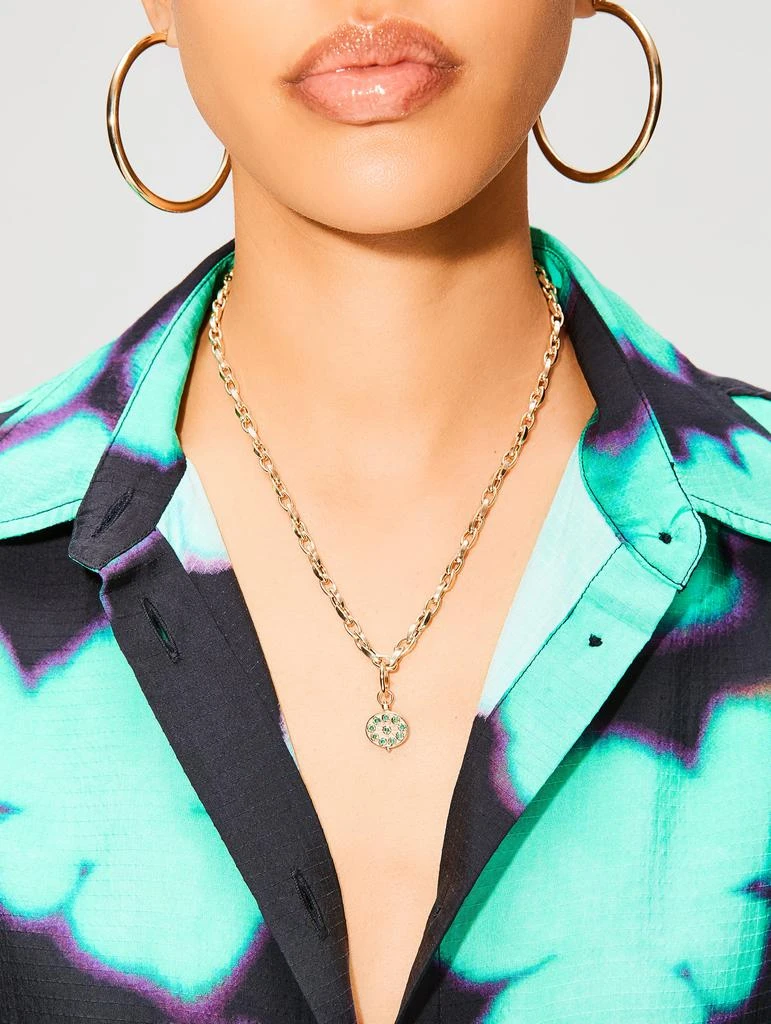 商品THREE STORIES JEWELRY|Single Emerald Tree of Life Top Switch Charm,价格¥9119,第2张图片详细描述