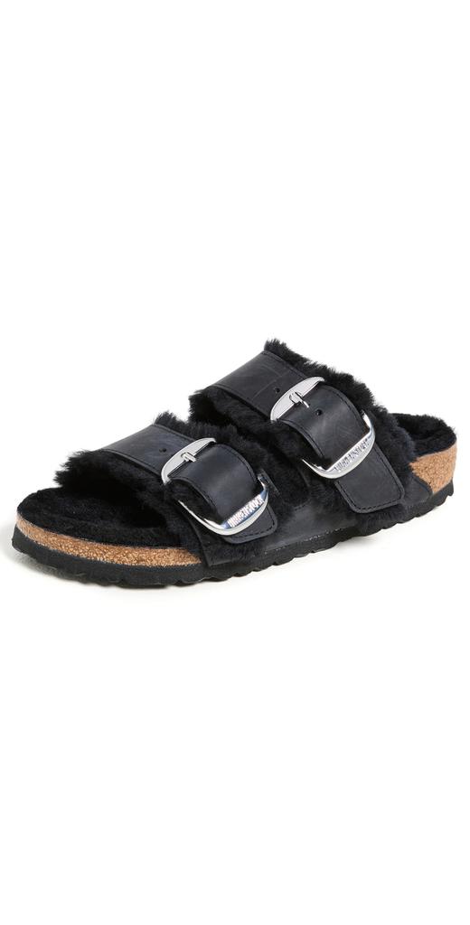 Birkenstock Arizona Big Buckle Shearling Sandals商品第1张图片规格展示