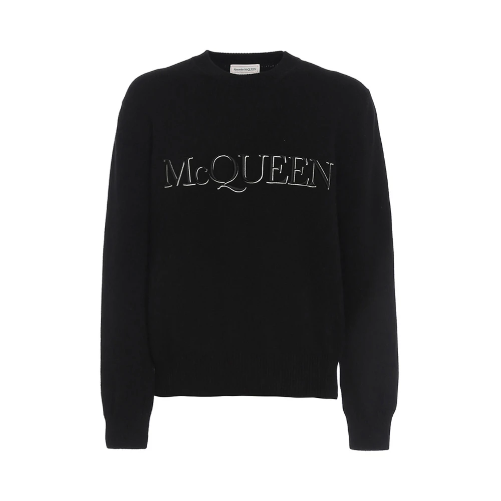 商品[国内直发] Alexander McQueen|ALEXANDER MCQUEEN 黑色男士针织衫/毛衣 651184-Q1XAY-1011,价格¥4300,第1张图片