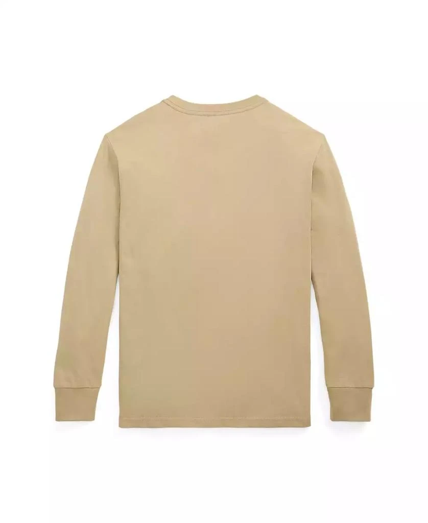 商品Ralph Lauren|Big Boys Cotton Jersey Long-Sleeve T-shirts,价格¥67,第2张图片详细描述
