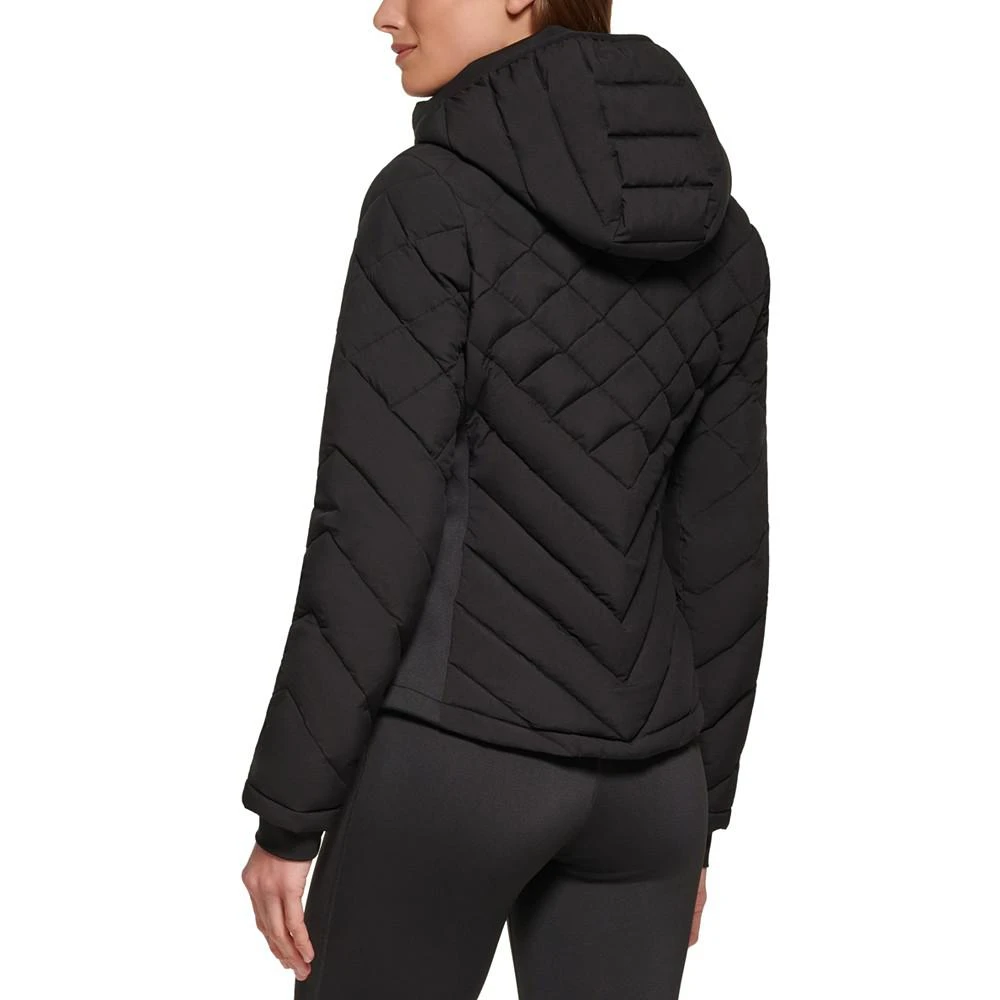 商品Calvin Klein|Women's Hooded Packable Puffer Coat,价格¥790,第2张图片详细描述