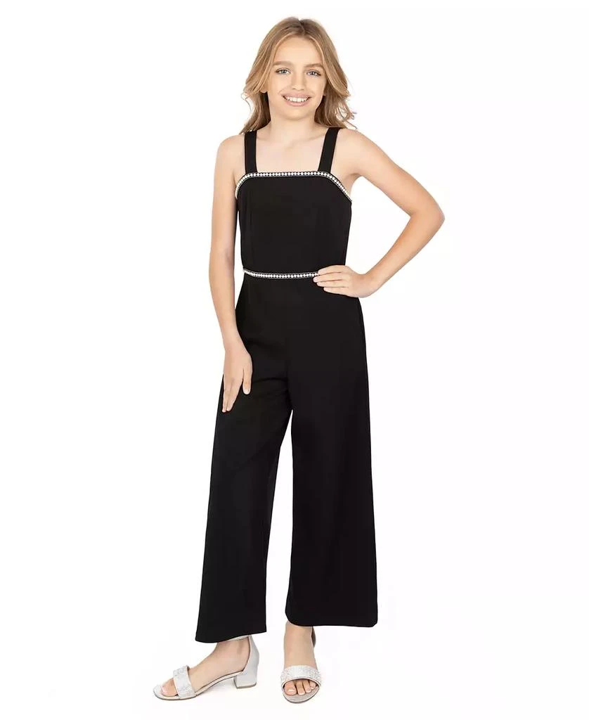 商品Speechless|Big Girls Maxi Length Sleeveless Square Neck Jumpsuit,价格¥472,第1张图片