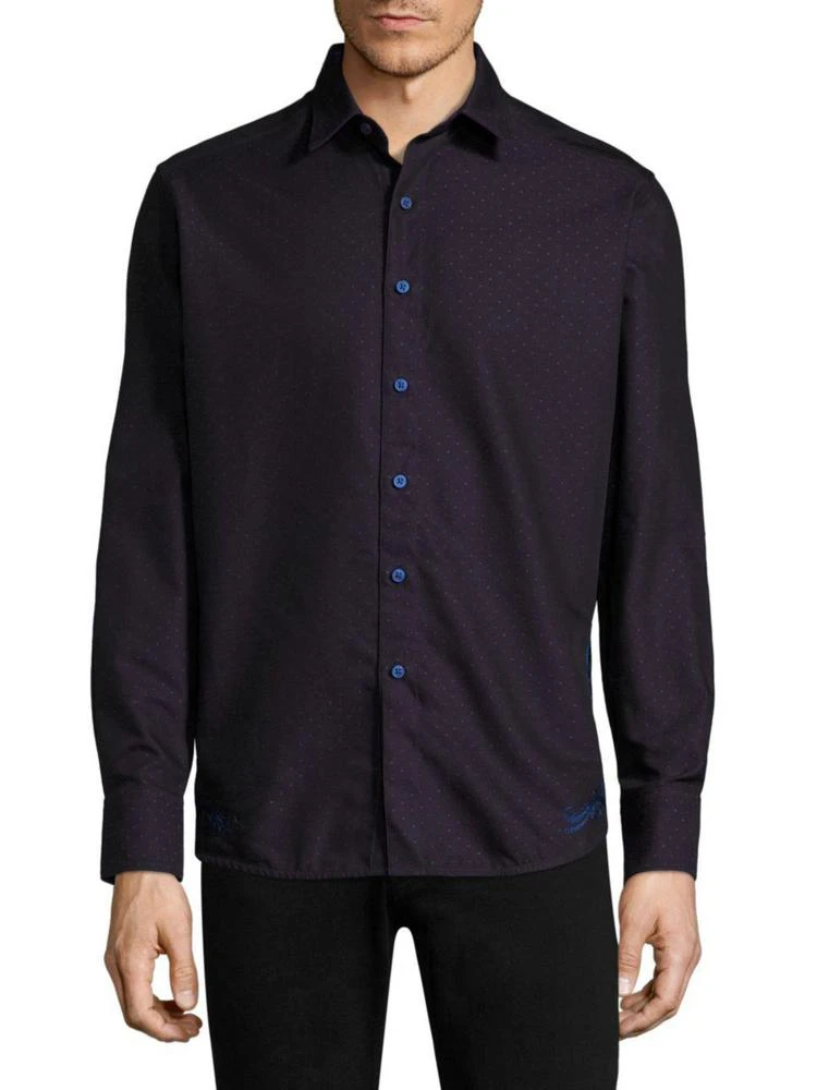 商品Robert Graham|Spruce Cotton Button-Down Shirt,价格¥558,第1张图片