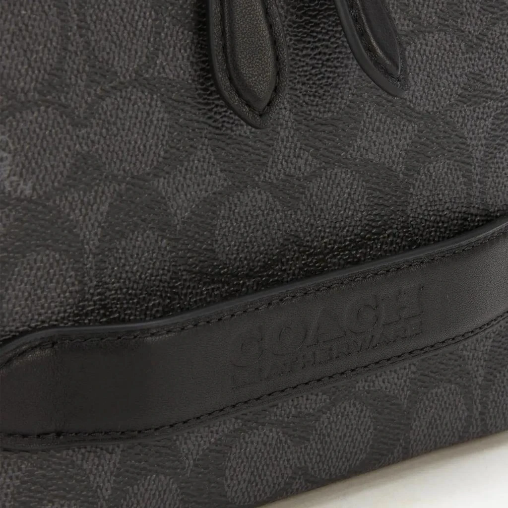 商品Coach|Coach Men's Charter Crossbody In Signature Canvas - Charcoal,价格¥2420,第3张图片详细描述