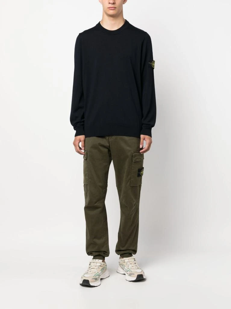 商品Stone Island|STONE ISLAND - Wool Pullover With Logo,价格¥2345,第2张图片详细描述