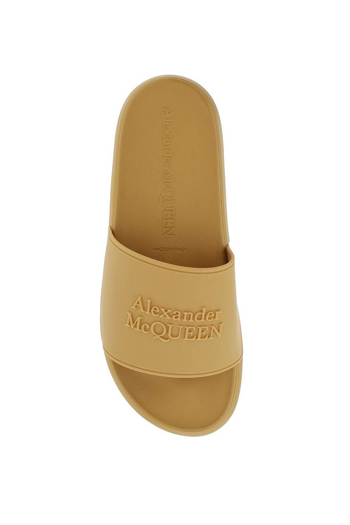 Alexander Mcqueen Logoed Rubber Slides商品第2张图片规格展示