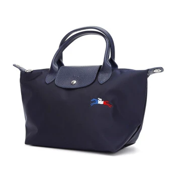 商品[国内直发] Longchamp|珑骧（longchamp） 小号S女包女士短柄手提单肩斜挎包 织物 图案装饰 海军蓝色 L1512HXG006,价格¥1075,第3张图片详细描述