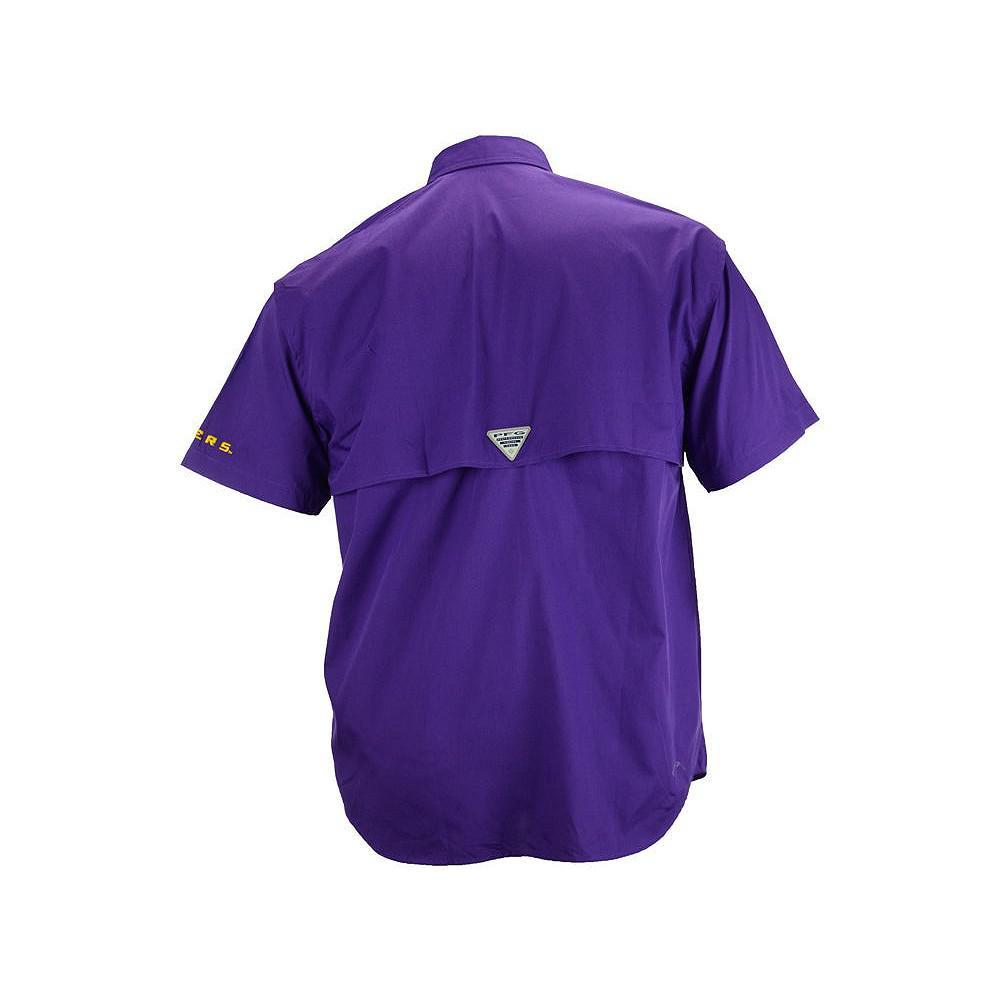 商品Columbia|LSU Tigers Short Sleeve Bonehead Shirt,价格¥370,第4张图片详细描述