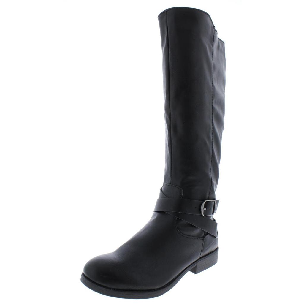 Style & Co. Womens Madixe Faux Leather Knee High Riding Boots商品第2张图片规格展示