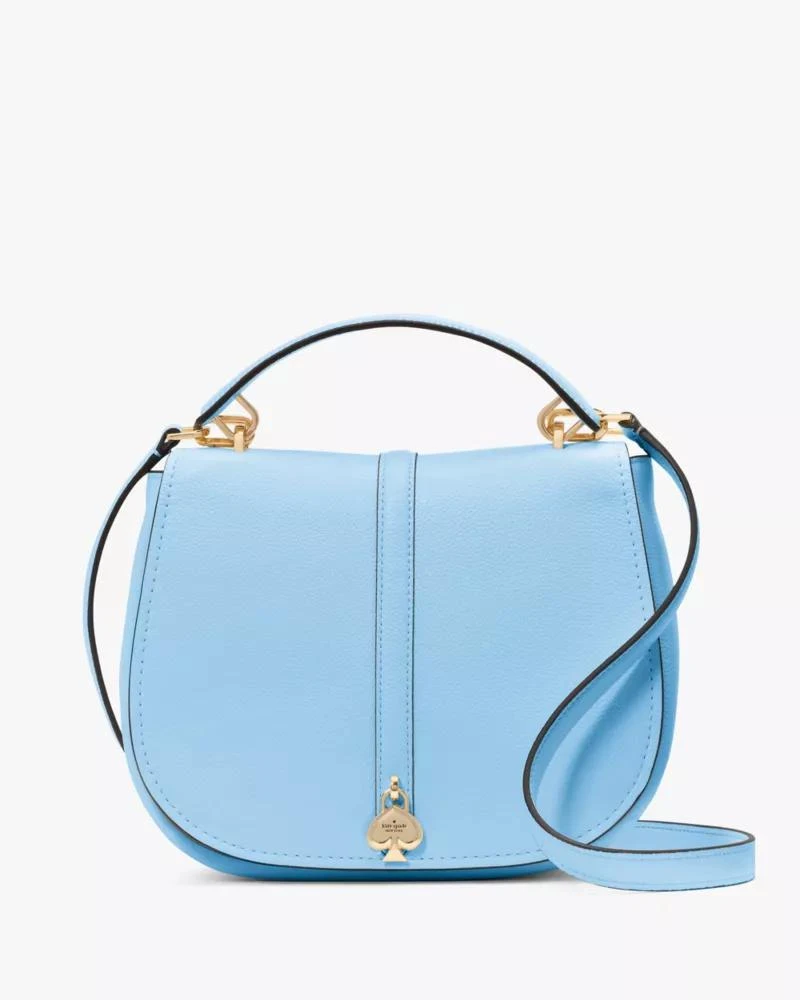 Kayla Pebbled Leather Saddle Bag 商品