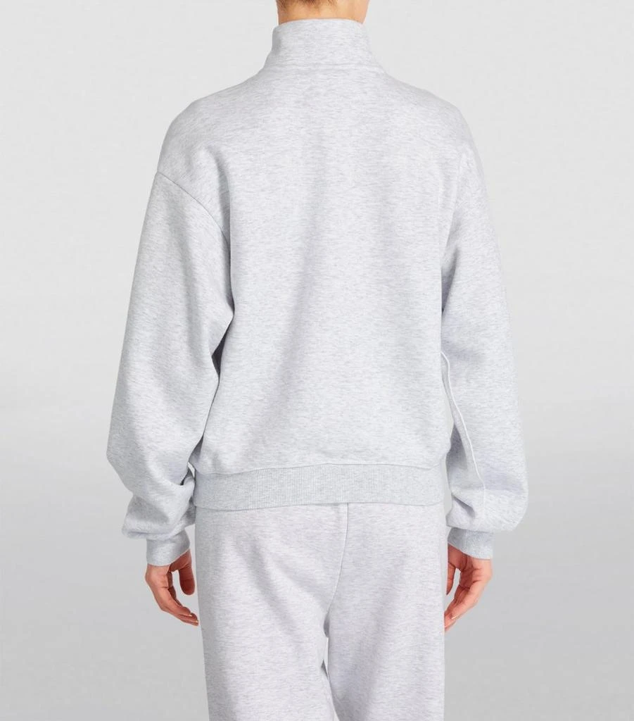 商品SKIMS|Cotton-Blend Half-Zip Sweatshirt,价格¥698,第4张图片详细描述
