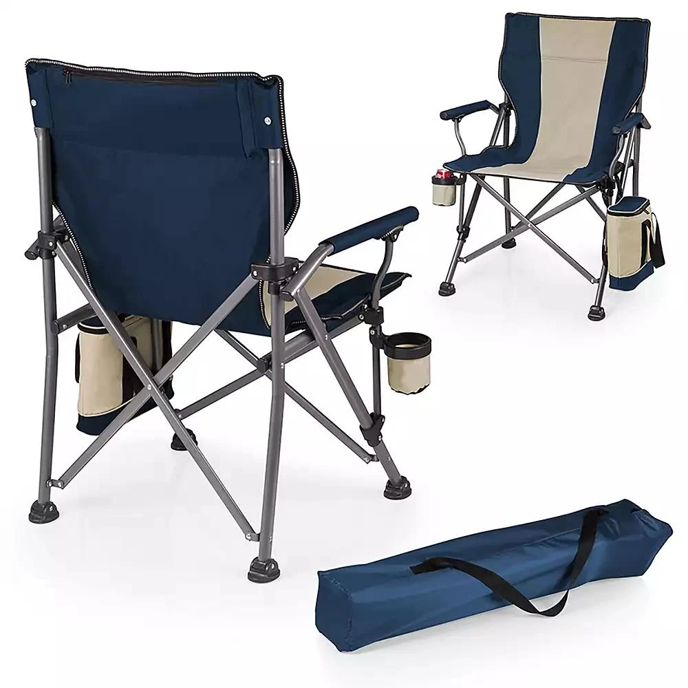 商品ONIVA|by Picnic Time Navy Outlander Folding Camp Chair with Cooler,价格¥311,第5张图片详细描述