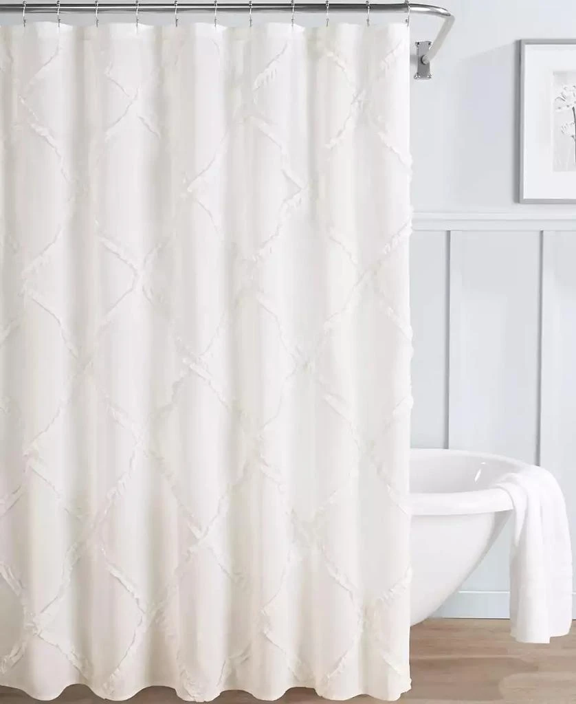 商品Laura Ashley|Adelina 100% Cotton Shower Curtain, 72" x 72",价格¥335,第1张图片