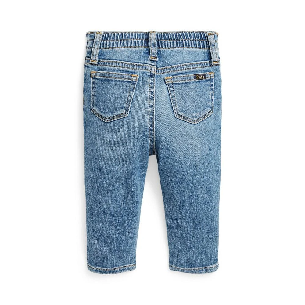 商品Ralph Lauren|Baby Girls Logo Stretch Denim Leggings,价格¥376,第2张图片详细描述