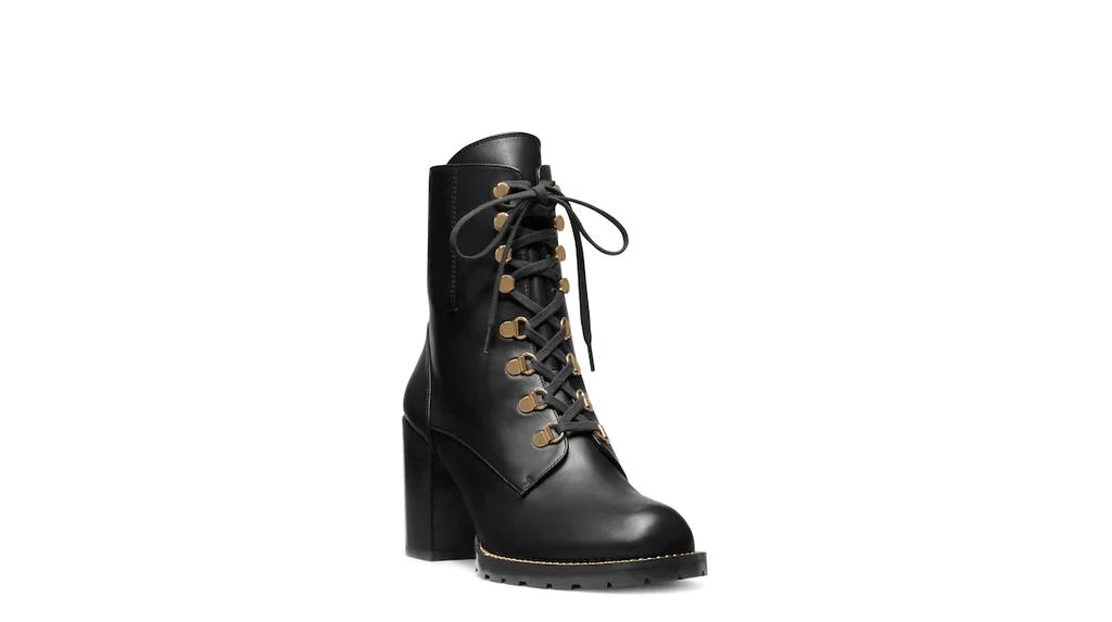 商品Stuart Weitzman|Kolbie Chain Block Bootie,价格¥2868,第3张图片详细描述