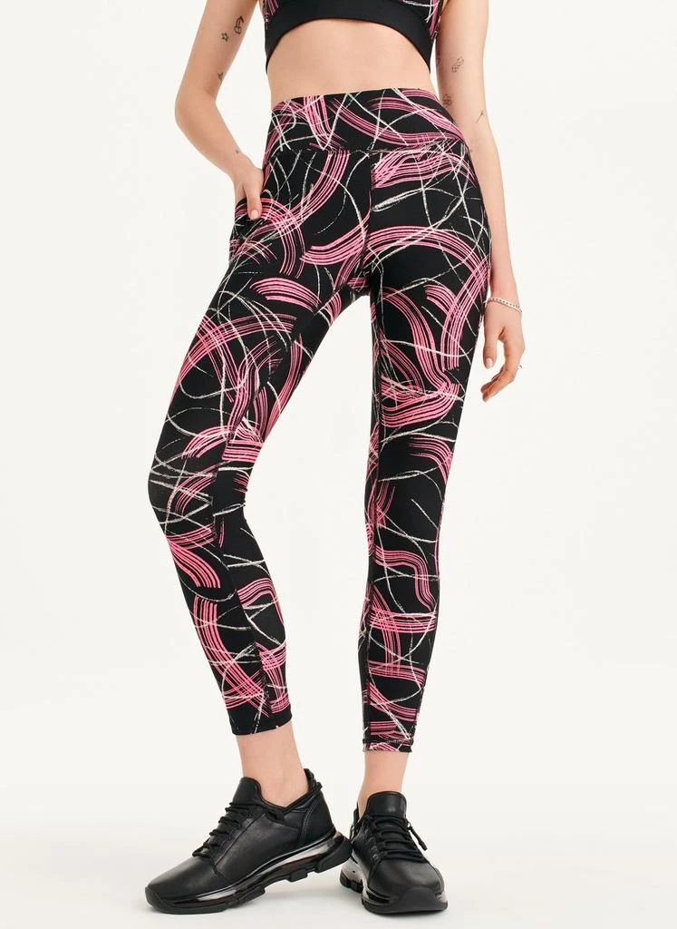 商品DKNY|Electric Shock Print High Waist Legging,价格¥192,第1张图片