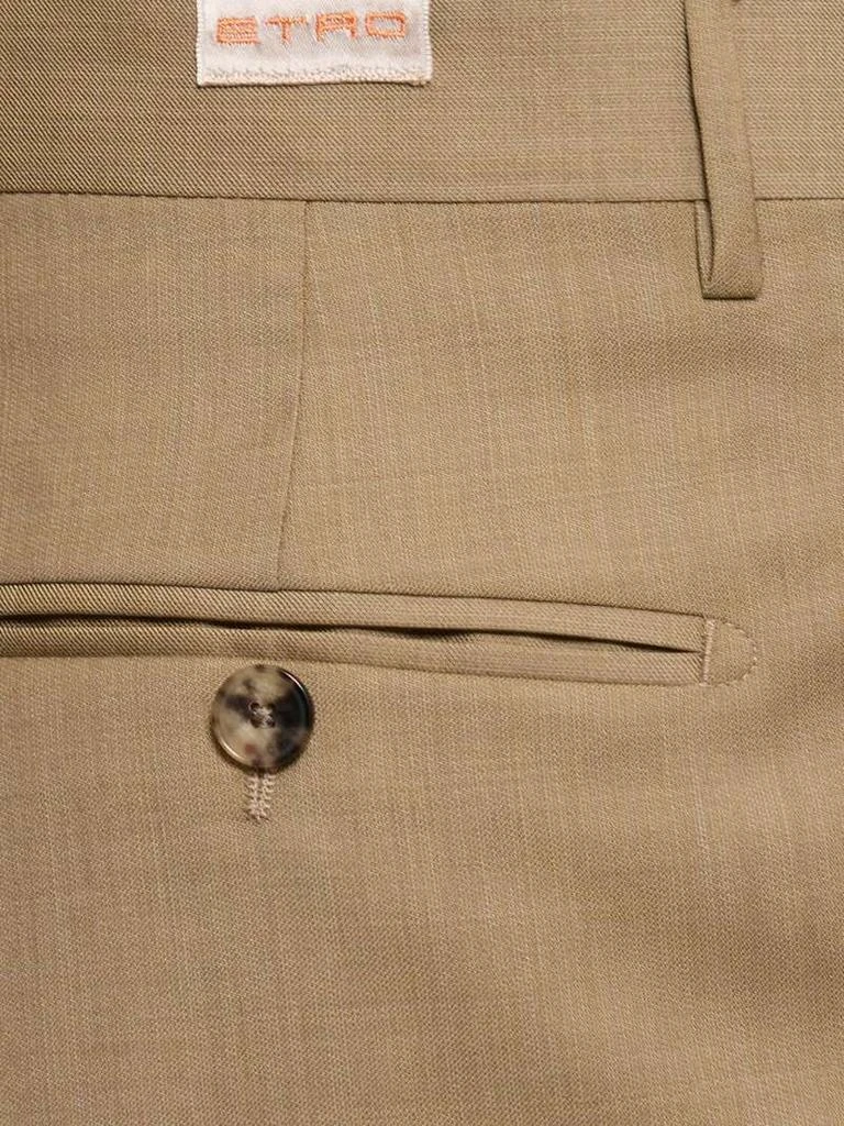 打褶羊毛裤子 商品