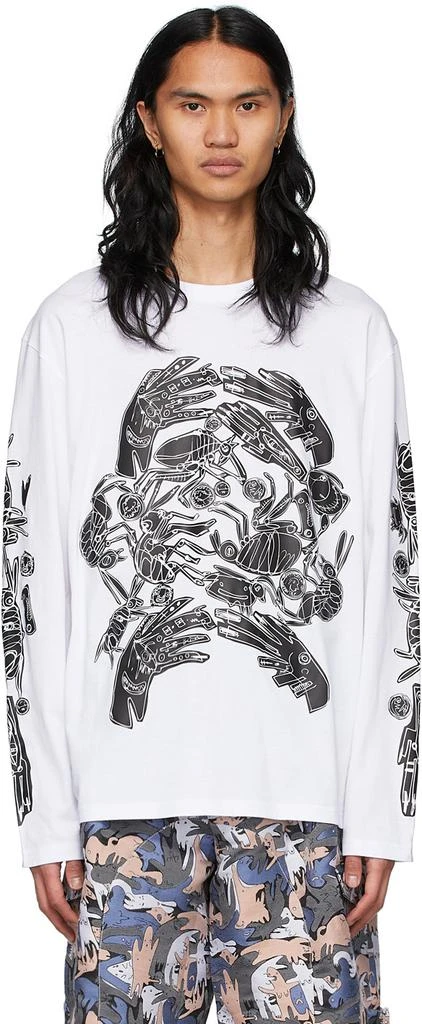 商品Charles Jeffrey Loverboy|White Organic Cotton T-Shirt,价格¥431,第1张图片