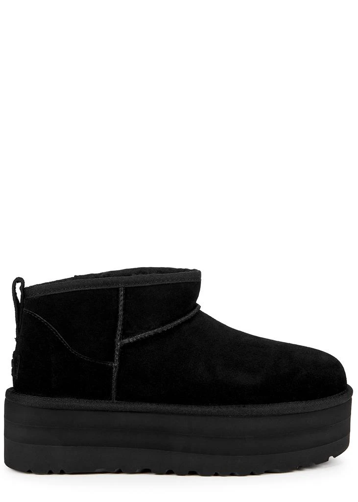 商品UGG|Classic Ultra Mini suede flatform boots,价格¥1637,第1张图片
