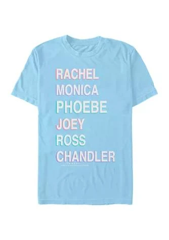 商品Friends|Friends Names Stacked Graphic Short Sleeve T Shirt,价格¥186,第1张图片