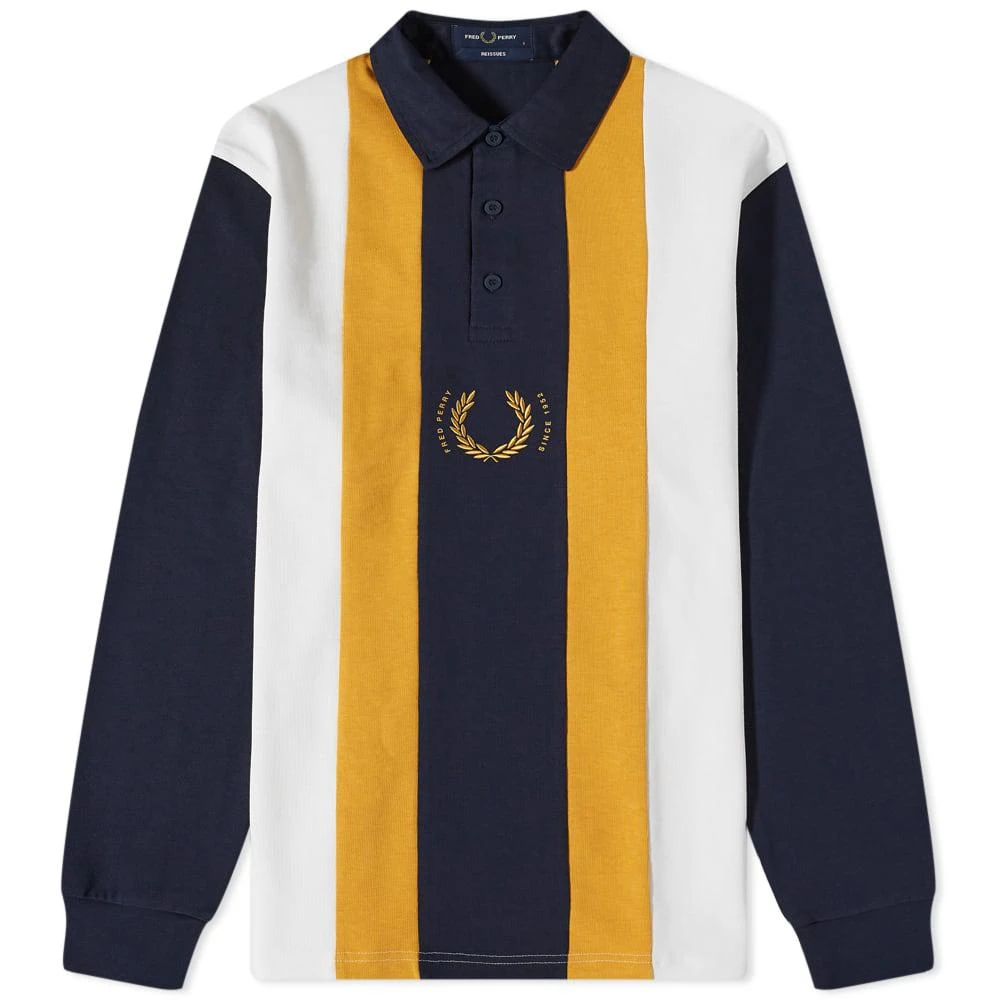 商品Fred Perry|Fred Perry Long Sleeve Stripe Rugby Shirt,价格¥599,第1张图片