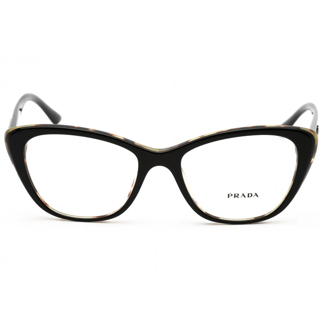 商品Prada|Prada Women's Eyeglasses - Black/Medium Havana Cat Eye Plastic Frame | 0PR 04WV 3891O1,价格¥972,第2张图片详细描述