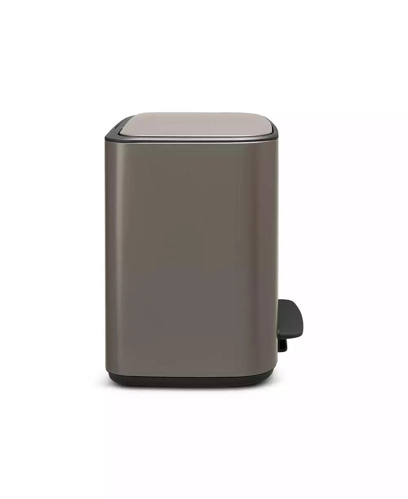 商品Brabantia|Bo Step on Dual Compartment Trash Can, 3 plus 6 Gallon, 11 plus 23 Liter,价格¥1470,第4张图片详细描述