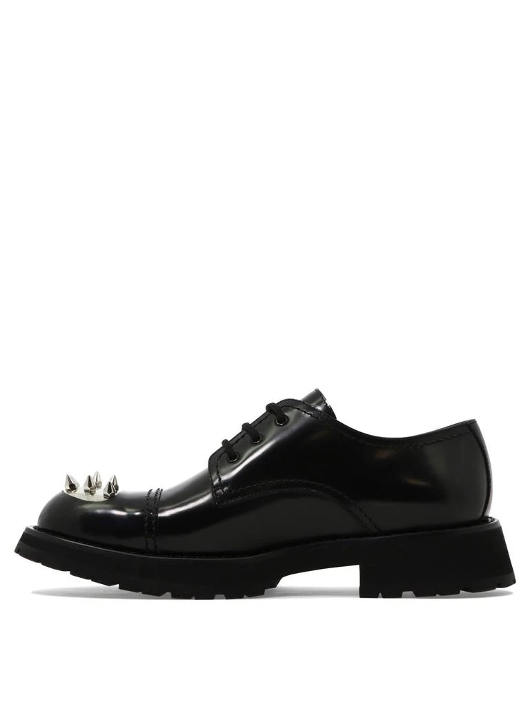 商品Alexander McQueen|Alexander mcqueen men's black other materials lace up shoes,价格¥7145,第3张图片详细描述