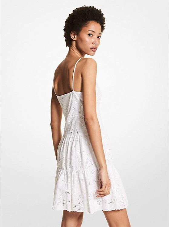 商品Michael Kors|Palm Eyelet Cotton Slip Dress,价格¥986,第2张图片详细描述