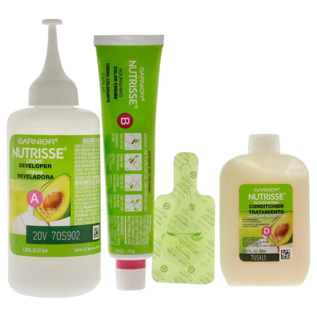商品Garnier|Nutrisse Nourishing Color Creme # 535 Medium Golden Mahogany Brown by Garnier for Unisex - 1 Application Hair Color,价格¥114,第3张图片详细描述