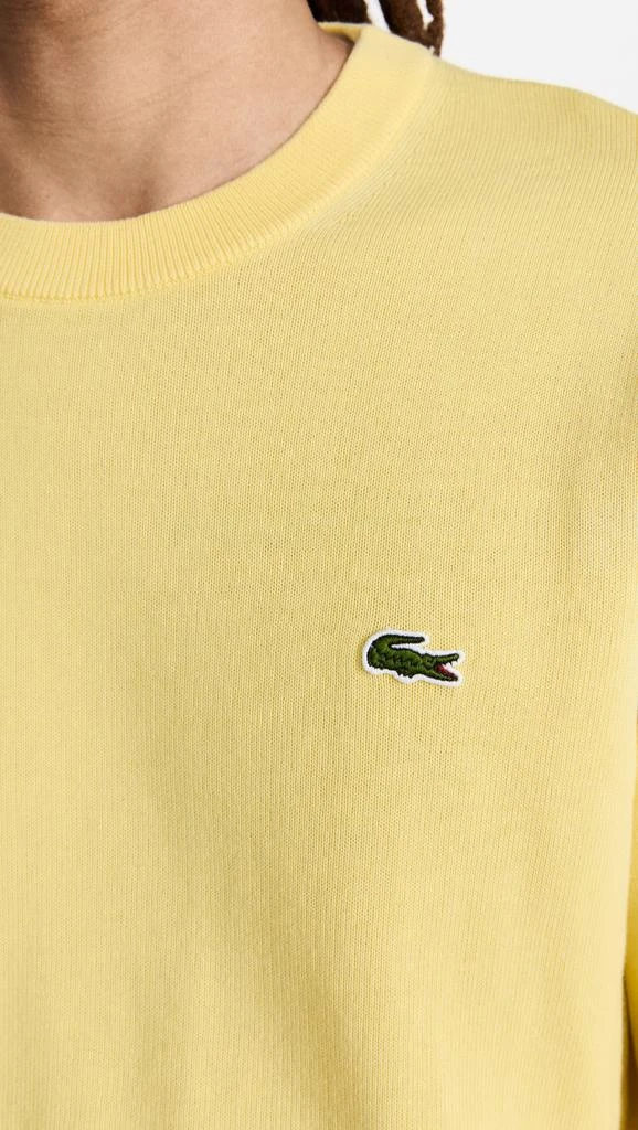 Lacoste Organic Cotton Crew Neck Sweater 商品